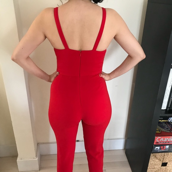 Jay Godfrey Red Jumpsuit - ❤️ - Picture 4 of 6